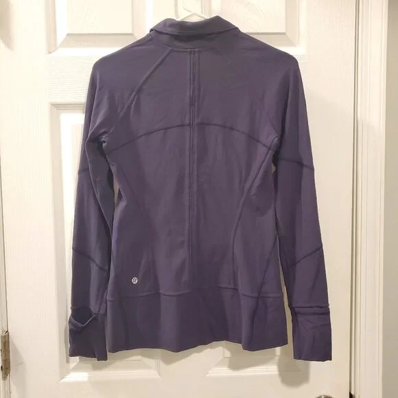 LIKE-NEW Lululemon Contour Jacket Midnight Navy Size 6 - Picture 5 of 8